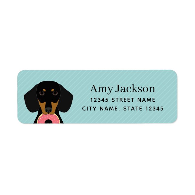 Dachshund Return Address Labels (Front)