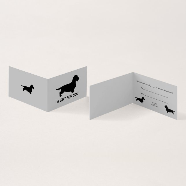 Dachshund Rough Hair - Silhouette 1 (Inside and Outside)