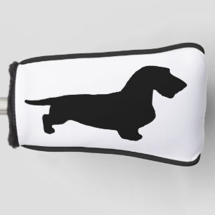 Dachshund Rough Hair - Silhouette 1 Golf Head Cover