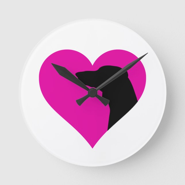 Dachshund    round clock (Front)