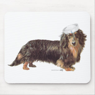 Dachshund Sailor Mouse Mat