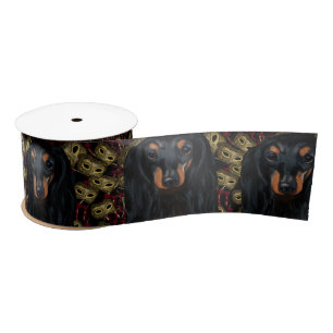 DACHSHUND SATIN RIBBON