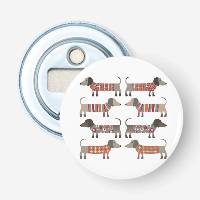 Dachshund Sausage Dog Bottle Opener (Front)