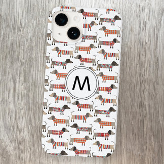 Dachshund Sausage Dog Monogram Case-Mate iPhone 14 Plus Case