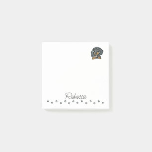 Dachshund Sausage Dog Personalised Post It Notes