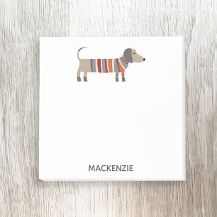 Dachshund Sausage Dog Personalized Post-it Notes