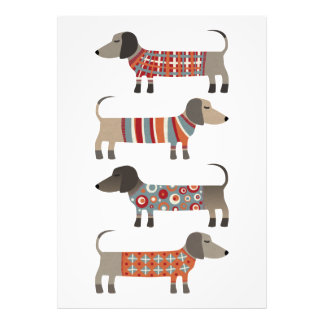 Dachshund Sausage Dog Photo Print
