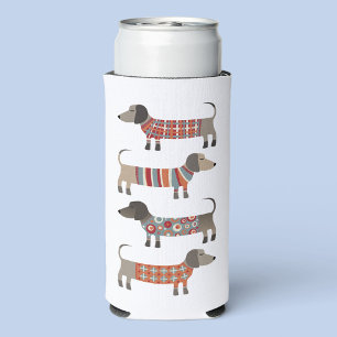 Dachshund Sausage Dog Seltzer Can Cooler