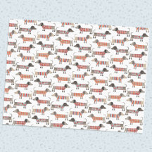 Dachshund Sausage Dog Tissue Paper
