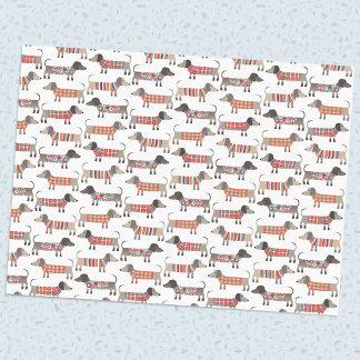 Dachshund Sausage Dog Tissue Paper