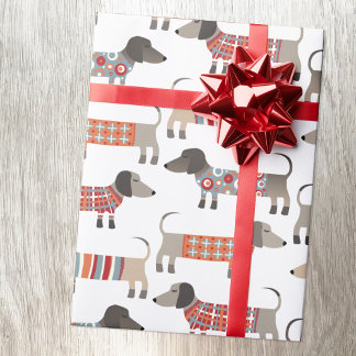 Dachshund Sausage Dog Wrapping Paper