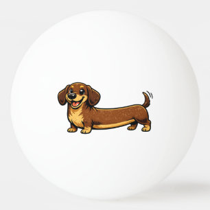Dachshund Sausage Wiener Dog Design Ping Pong Ball