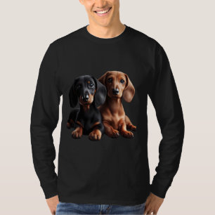 Dachshund Shirt Weiner Dog Mum Dad Love Doxie Pupp