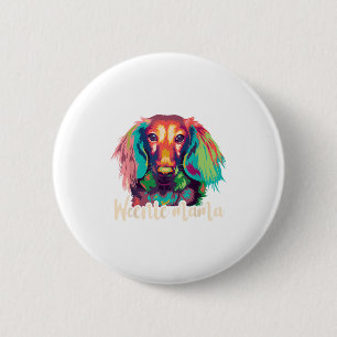 Dachshund-shirt Women Weenie Mama Weiner Dog Mum _ 6 Cm Round Badge