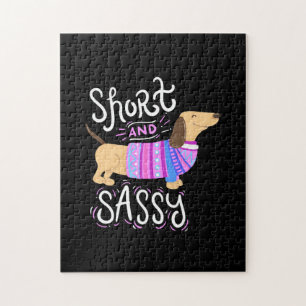 Dachshund Short And Sassy Jigsaw Puzzle