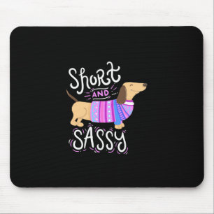 Dachshund Short And Sassy Mouse Mat