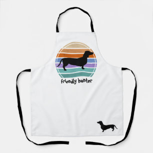 Dachshund Short Hair - Silhouette 1 Apron