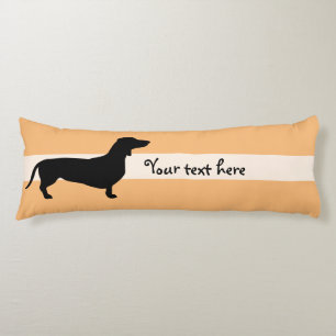 Dachshund Short Hair - Silhouette 1 Body Cushion