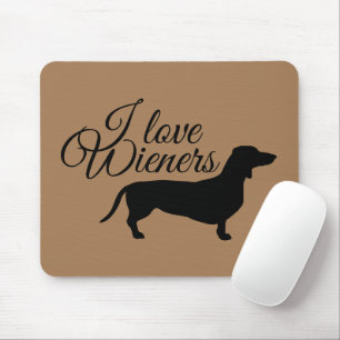 Dachshund Short Hair - Silhouette 1 Mouse Mat