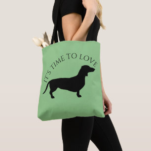 Dachshund Short Hair - Silhouette 1 Tote Bag