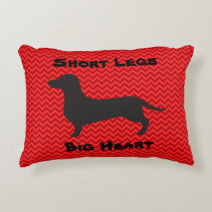 Dachshund - Short Legs Big Heart Accent Pillow