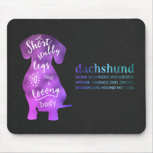 Dachshund - Short Stubby Legs and a Long Body Mouse Mat
