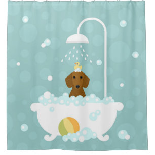 Dachshund Shower Curtain
