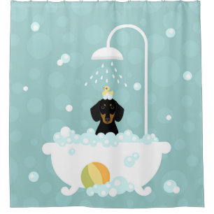 Dachshund Shower Curtain