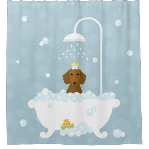 Dachshund Shower Curtain