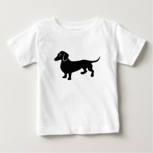 Dachshund Silhouette Baby T-Shirt