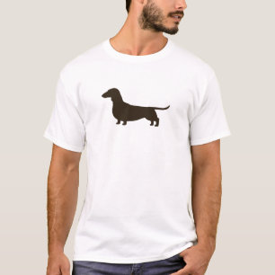 Dachshund Silhouette   Cute Wiener Dog Lover's T-Shirt