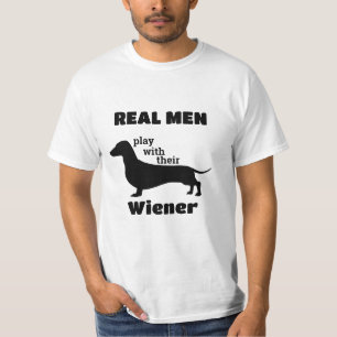 Dachshund Silhouette Funny  T-Shirt