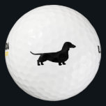 Dachshund Silhouette Golf Balls<br><div class="desc"></div>