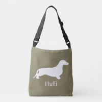 Dachshund silhouette white + your ideas