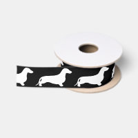 Dachshund silhouette white + your ideas