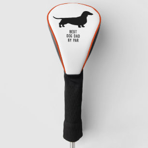 Dachshund Silhouette Wiener Dog Personalised Golf Head Cover