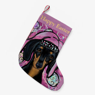 Dachshund   small christmas stocking