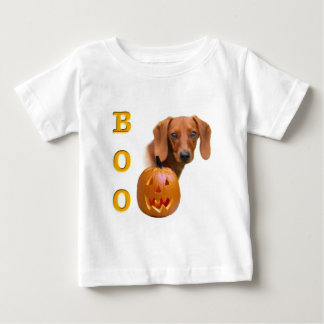 Dachshund (smooth) Boo Baby T-Shirt