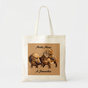 Dachshund Smoothie Tote Bag
