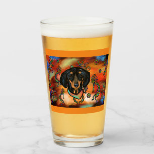 DACHSHUND SOUTHWESTERN ART GLASS