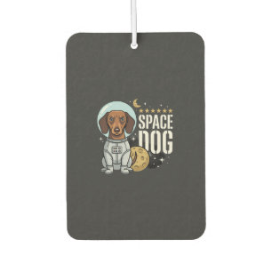 Dachshund Space Dog Astronaut Vector Car Air Freshener