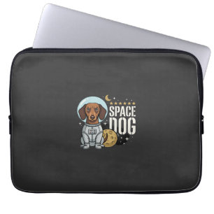 Dachshund Space Dog Astronaut Vector Laptop Sleeve
