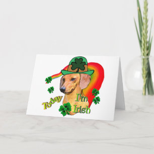 Dachshund St Patricks Card