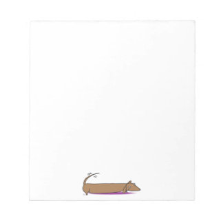 Dachshund stationery notepad