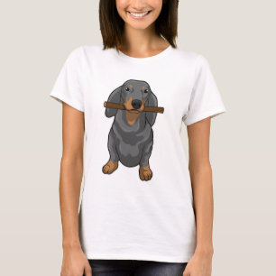 Dachshund Stick T-Shirt