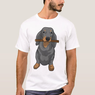 Dachshund Stick T-Shirt