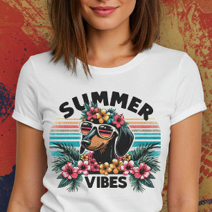 Dachshund Summer Vibes T-Shirt