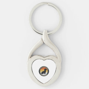 Dachshund Sunset Shirt Vintage Dog Lover Design_1 Key Ring