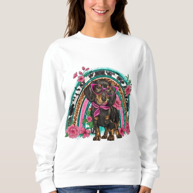 Dachshund Sweatshirt (Women) (Front)
