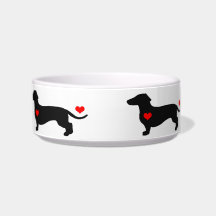 Dachshund Sweetheart Bowl